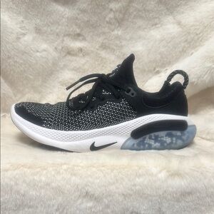 Nike Joyride Run Flyknit Black and White Athletic Shoes